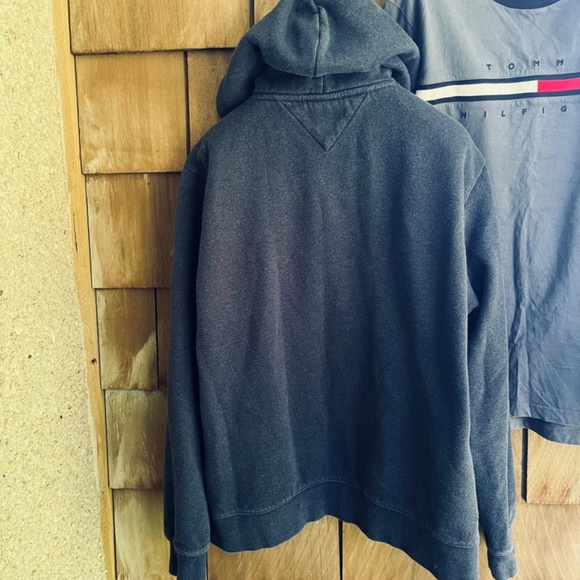 Tommy Hilfiger Embroidered Heritage Logo Hoodie And Flag Logo T-shirt Set Large - Picture 9 of 16